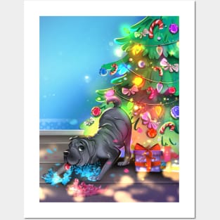 The Puppy Games Christmas Coloring Book Cover Art Posters and Art